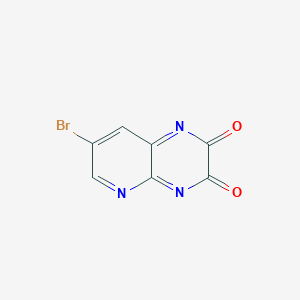 molecular formula C7H2BrN3O2 B12360945 7-Bromopyrido[2,3-b]pyrazine-2,3-dione 