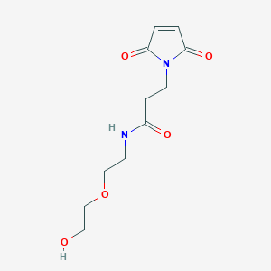 molecular formula C11H16N2O5 B12360947 3-(2,5-dioxopyrrol-1-yl)-N-[2-(2-hydroxyethoxy)ethyl]propanamide 