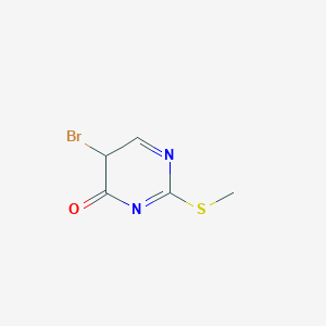 5-bromo-2-methylsulfanyl-5H-pyrimidin-4-one