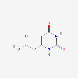 molecular formula C6H8N2O4 B12360960 2-(2,6-Dioxo-1,3-diazinan-4-yl)acetic acid 