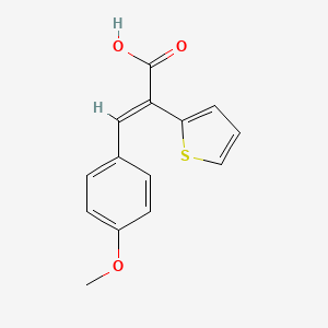 (2Z)-3-(4-methoxyphenyl)-2-thien-2-ylacrylic acid