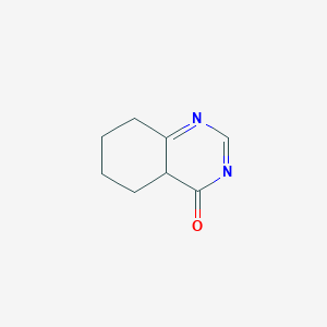 molecular formula C8H10N2O B12361020 5,6,7,8-tetrahydro-4aH-quinazolin-4-one 