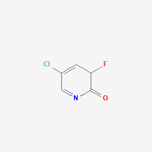 molecular formula C5H3ClFNO B12361090 5-chloro-3-fluoro-3H-pyridin-2-one 