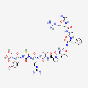 molecular formula C60H94N18O15S B12361140 H-Ala-Arg-Ala-Phe-Gly-Ile-Pro-Val-Arg-Cys-Tyr-Ser-OH 