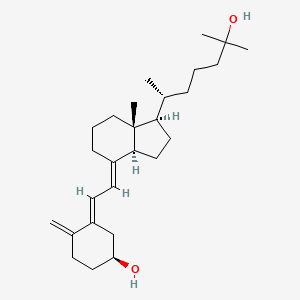 molecular formula C27H44O2 B1236115 9,10-Secocholesta-5,7,10(19)-triene-3beta,25-diol CAS No. 1233749-00-2