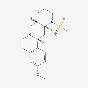 (8aS,12aR,13aR)-3-methoxy-12-methylsulfonyl-5,6,8,8a,9,10,11,12a,13,13a-decahydroisoquinolino[2,1-g][1,6]naphthyridine