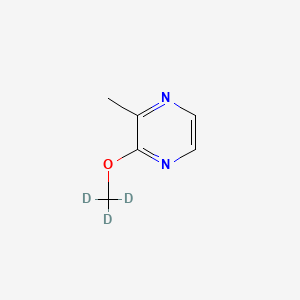 molecular formula C6H8N2O B12361156 2-Methoxy-3-methylpyrazine-d3 