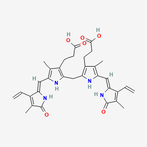 molecular formula C33H36N4O6 B1236116 胆红素 XIIIα 