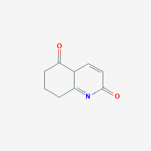 molecular formula C9H9NO2 B12361217 4a,6,7,8-Tetrahydroquinoline-2,5-dione 