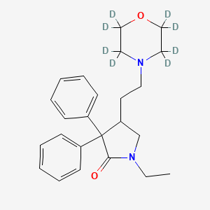 molecular formula C24H30N2O2 B12361223 Doxapram-d8 