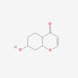 molecular formula C9H12O3 B12361251 7-Hydroxy-4a,5,6,7,8,8a-hexahydrochromen-4-one 