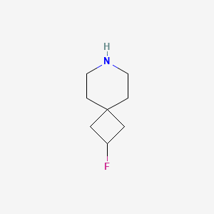 molecular formula C8H14FN B12361302 2-Fluoro-7-azaspiro[3.5]nonane 