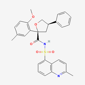 molecular formula C29H28N2O5S B12361317 Riselcaftor CAS No. 2799652-36-9