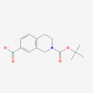 2,7(1H)-Isoquinolinedicarboxylic acid, 3,4-dihydro-, 2-(1,1-dimethylethyl) ester