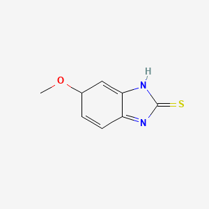 molecular formula C8H8N2OS B12361324 6-Methoxy-1,6-dihydrobenzimidazole-2-thione 