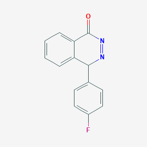 molecular formula C14H9FN2O B12361364 4-(4-fluorophenyl)-4H-phthalazin-1-one 