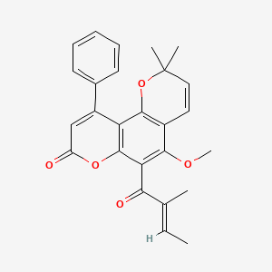molecular formula C26H24O5 B1236139 加罗菲林 CAS No. 548-27-6