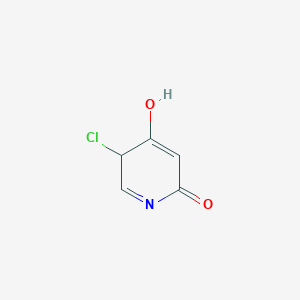 molecular formula C5H4ClNO2 B12361418 3-chloro-4-hydroxy-3H-pyridin-6-one 