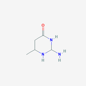 2-Amino-6-methyl-1,3-diazinan-4-one