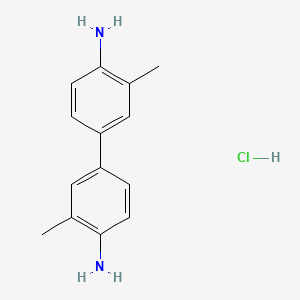 molecular formula C14H17ClN2 B12361450 3,3'-Dimethylbenzidine hydrochloride CAS No. 7563-59-9