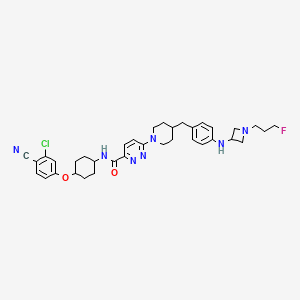 molecular formula C36H43ClFN7O2 B12361472 AR/AR-V7-IN-1 