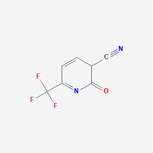 molecular formula C7H3F3N2O B12361492 2-oxo-6-(trifluoromethyl)-3H-pyridine-3-carbonitrile 