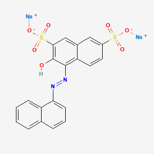 molecular formula C20H12N2Na2O7S2 B12361505 disodium;3-hydroxy-4-(naphthalen-1-yldiazenyl)naphthalene-2,7-disulfonate 