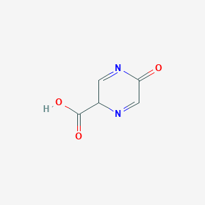 molecular formula C5H4N2O3 B12361551 5-oxo-2H-pyrazine-2-carboxylic acid 