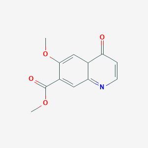 7-Quinolinecarboxylic acid, 1,4-dihydro-6-methoxy-4-oxo-, methyl ester