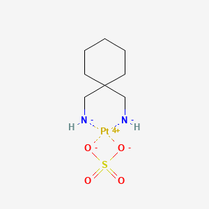 [1-(Azanidylmethyl)cyclohexyl]methylazanide;platinum(4+);sulfate