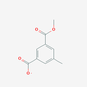 molecular formula C10H9O4- B12361589 1,3-Benzenedicarboxylic acid, 5-methyl-, monomethyl ester 