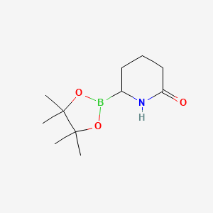 6-(4,4,5,5-Tetramethyl-1,3,2-dioxaborolan-2-yl)piperidin-2-one