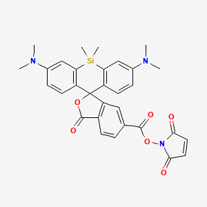 molecular formula C31H29N3O6Si B12361645 SiR-NHS 