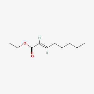 molecular formula C10H18O2 B1236165 2-Octenoic acid, ethyl ester CAS No. 2351-90-8