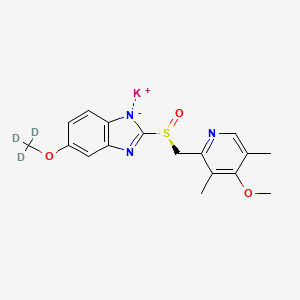 molecular formula C17H18KN3O3S B12361675 Esomeprazole-d3 (potassium) 