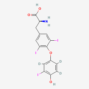 molecular formula C15H12I3NO4 B12361678 Liothyronine-d3 