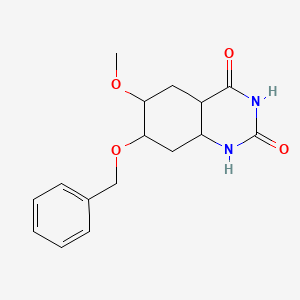 6-methoxy-7-phenylmethoxy-4a,5,6,7,8,8a-hexahydro-1H-quinazoline-2,4-dione