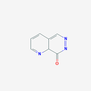 molecular formula C7H5N3O B12361686 8aH-pyrido[2,3-d]pyridazin-8-one 