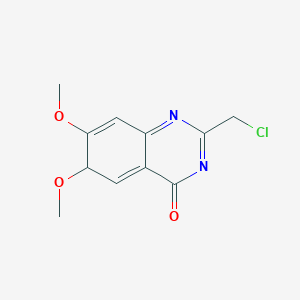 2-(chloromethyl)-6,7-dimethoxy-6H-quinazolin-4-one