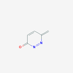 molecular formula C5H4N2O B12361689 6-Methylidenepyridazin-3-one 