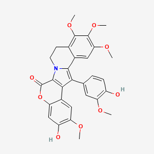 molecular formula C30H27NO9 B1236172 Lamellarin C 