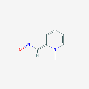 molecular formula C7H8N2O B1236173 (2E)-1-methyl-2-(nitrosomethylidene)pyridine 