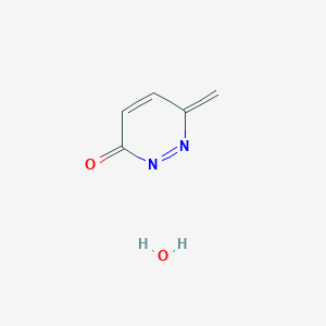 6-Methylidenepyridazin-3-one;hydrate