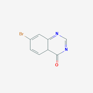 molecular formula C8H5BrN2O B12361767 7-bromo-4aH-quinazolin-4-one 