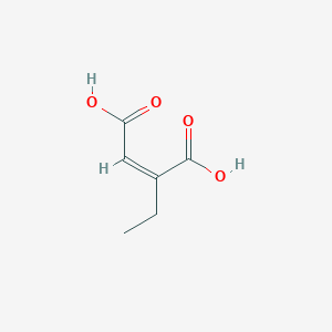 molecular formula C6H8O4 B12361798 2-Butenedioic acid, 2-ethyl-, (2Z)- 