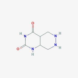 4a,5,6,7,8,8a-hexahydro-1H-pyrimido[4,5-d]pyridazine-2,4-dione