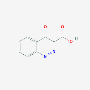 molecular formula C9H6N2O3 B12361821 4-oxo-3H-cinnoline-3-carboxylic acid 