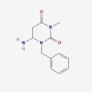 6-Amino-1-benzyl-3-methyl-1,3-diazinane-2,4-dione