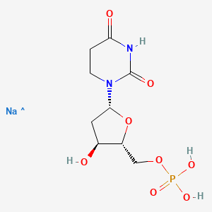 molecular formula C9H15N2NaO8P B12361898 CID 156588381 