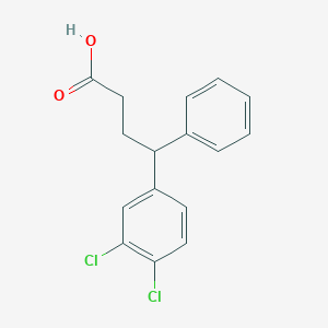 molecular formula C16H14Cl2O2 B123619 4-(3,4-二氯苯基)-4-苯基丁酸 CAS No. 79560-18-2